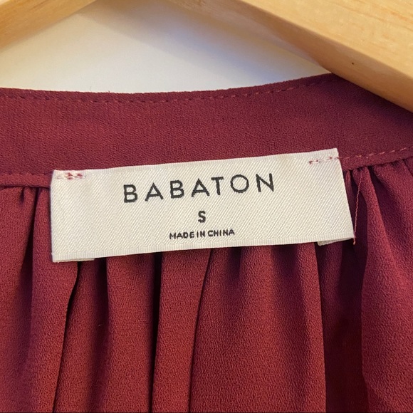 Aritzia Gene Blouse in Barolo - Picture 4 of 4